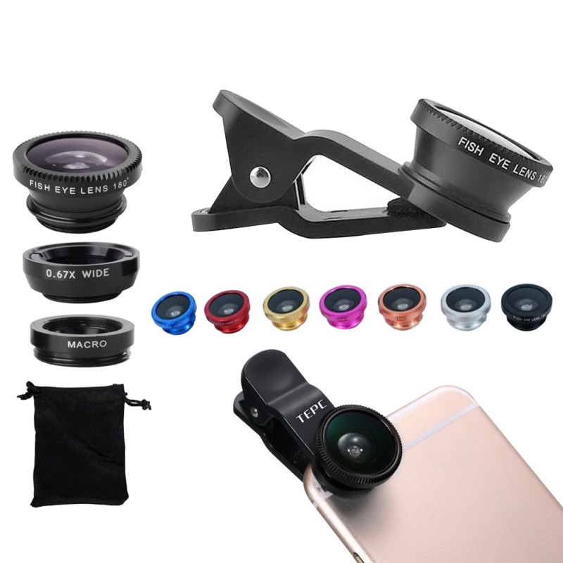 Universal 3 In 1 Phone Camera Lens