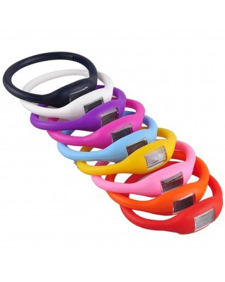 Silicone Wristband Pedometer Step Counter 