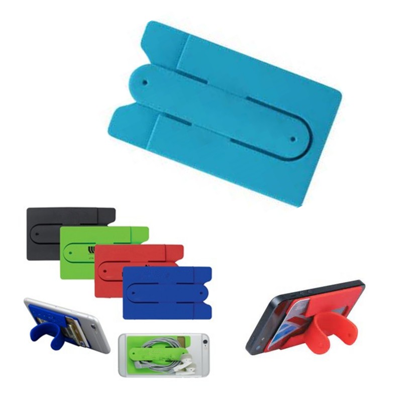 Silicone Phone Wallet And Stand Holder