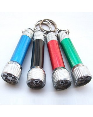 Mini 5 LED Flashlight With Keychains