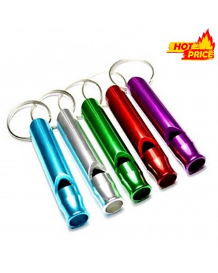 Safety Aluminum Whistle With Keychains