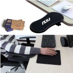 Rotating Computer Arm Rest Pad Desk Attachable Home Office Mouse Pad