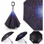 Double Layer Inverted Umbrella Cars Reverse Umbrella Windproof