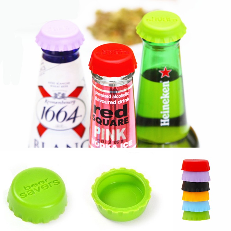 Silicone Bottle Caps Beer Wine Soda Pop Wine Set