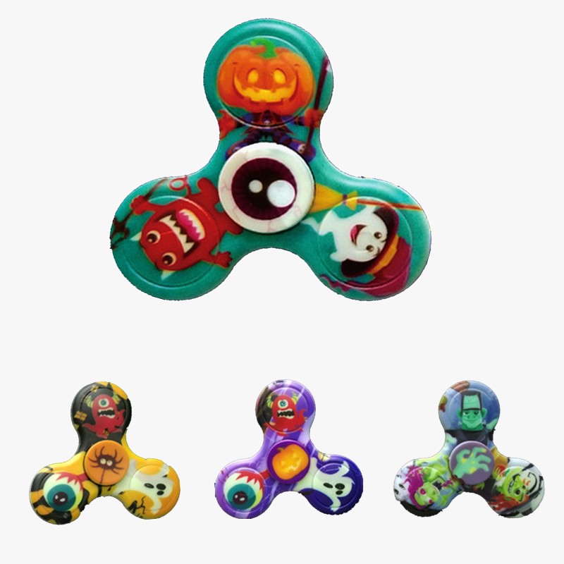 Spooky LED Fidget Spinner For Halloween