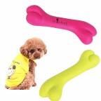 Dog Chew Toys Tough Silicone Bone Toys For Training