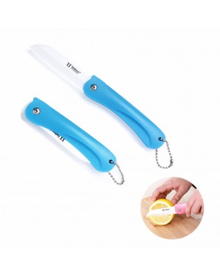 Fruit Knife Fold-Able Portable Ultra Sharp Ceramic Knife