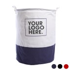 Large Canvas Foldable Laundry Basket For Dirty Clothes