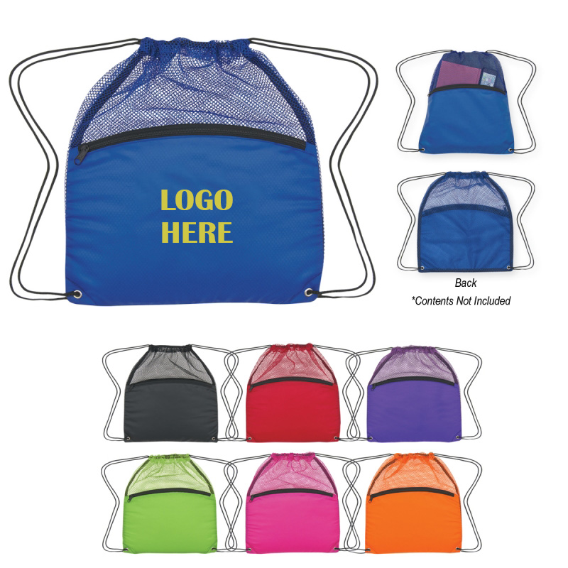 Mesh Sports Pack w/ Zippered Pocket