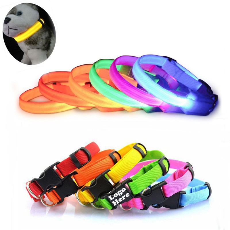 LED Dog Collar, LED Night Flashing Pet Collar 