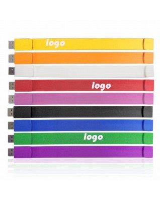 Silicone bracelet USB drive