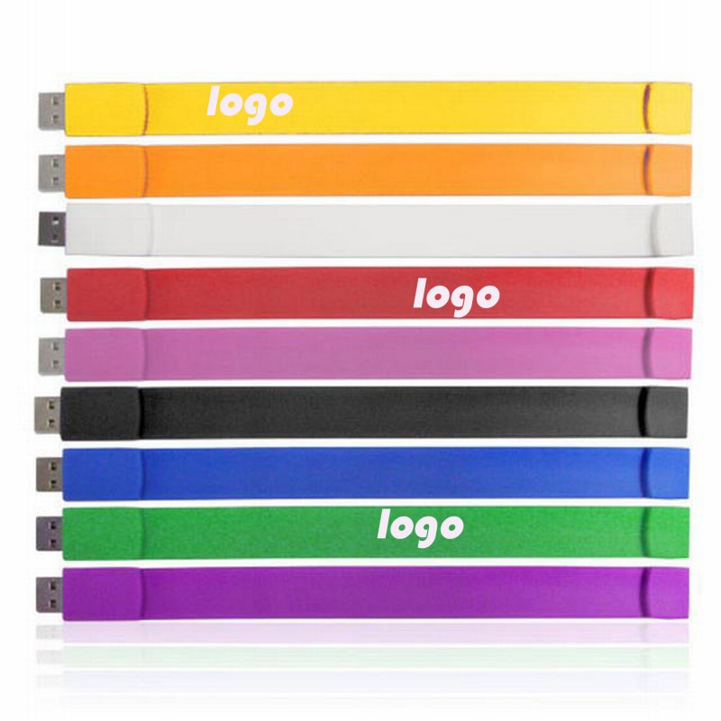 Silicone bracelet USB drive