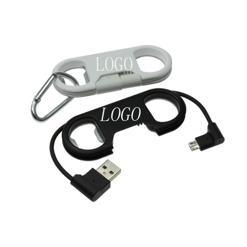 Charge Sync Cable + Bottle Opener USB Cable