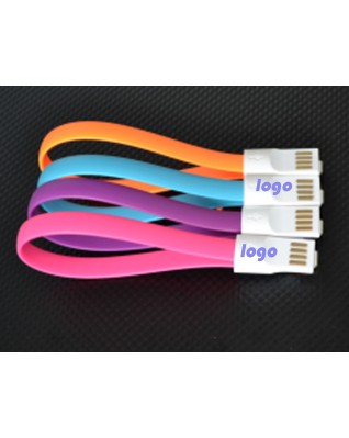 Magnet Flat Noodle Data Sync Custom Keyloop Charger Cable