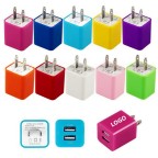 Universal Dual-port USB Wall Charger/Dual-port USB Power Charging Adapter