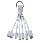 D-line Keychain USB Cable 5 in 1 for Mobile Phone