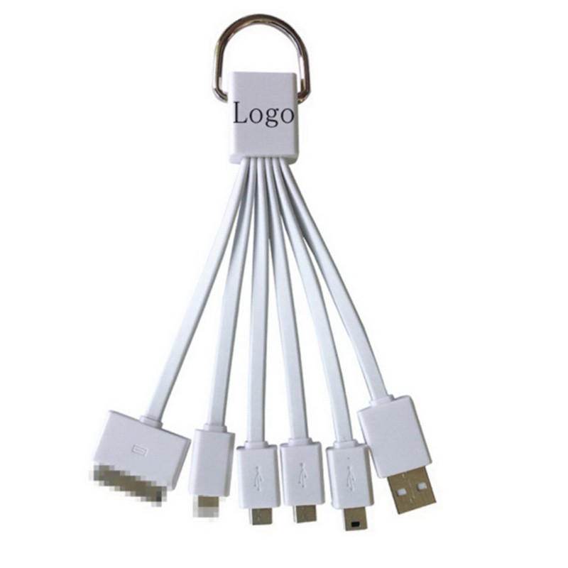 D-line Keychain USB Cable 5 in 1 for Mobile Phone