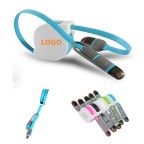 3 in 1 Retractable USB Charging and Date Cable Multi-functional Retractable Charging Cable