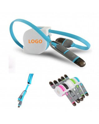 3 in 1 Retractable USB Charging and Date Cable Multi-functional Retractable Charging Cable