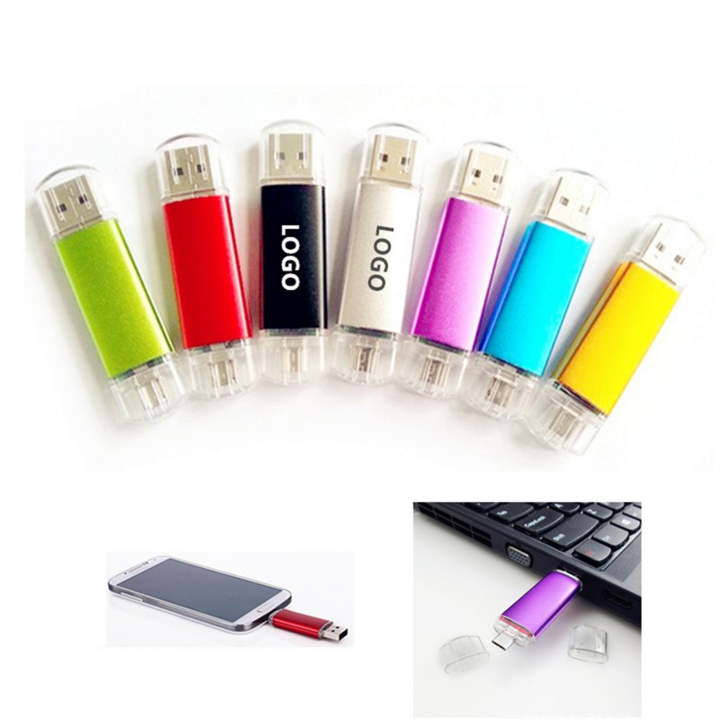 Metallic USB Flash Drive - 2 GB with the memory capacity