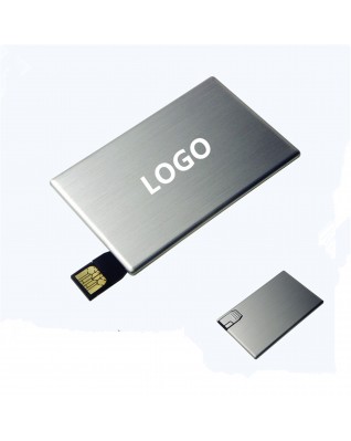 Mini Thin Card USB Flash Drive - 2 GB 
