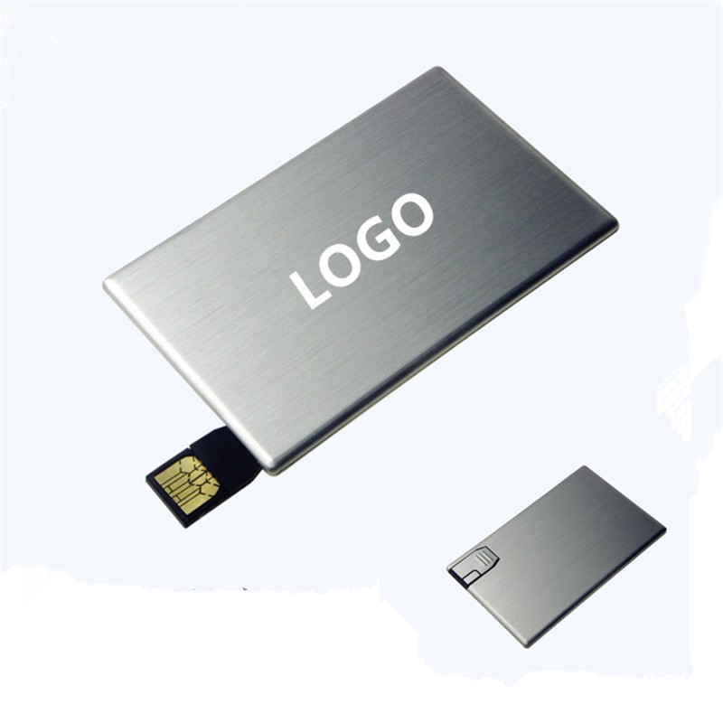 Mini Thin Card USB Flash Drive - 2 GB 