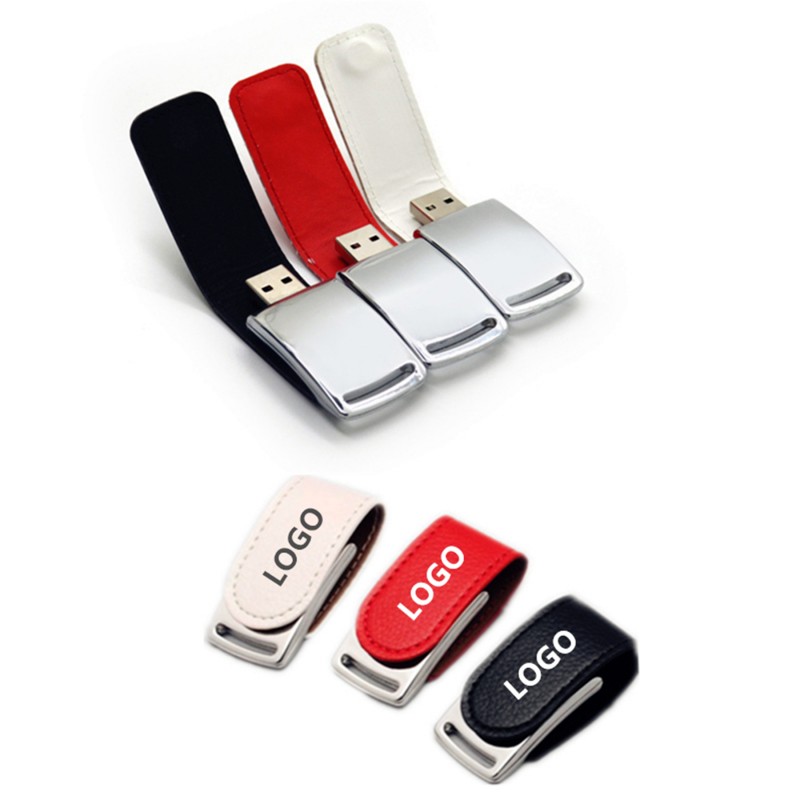 Leather USB Flash Drive - 2 GB 