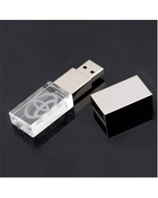 Crystal USB Flash Drive - 2 GB 