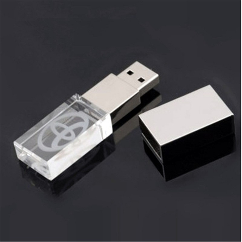 Crystal USB Flash Drive - 2 GB 