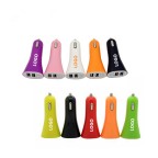 Horn Shaped Dual Port USB Car Charger/Adapter 