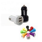 Nipple Shaped Dual Port USB Car Charger/Adapter