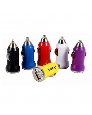 Mini Bullet USB Car Charger/Power Adapter 
