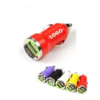 Dual Port USB Car Charger/Power Adapter 5.0V/2100mA