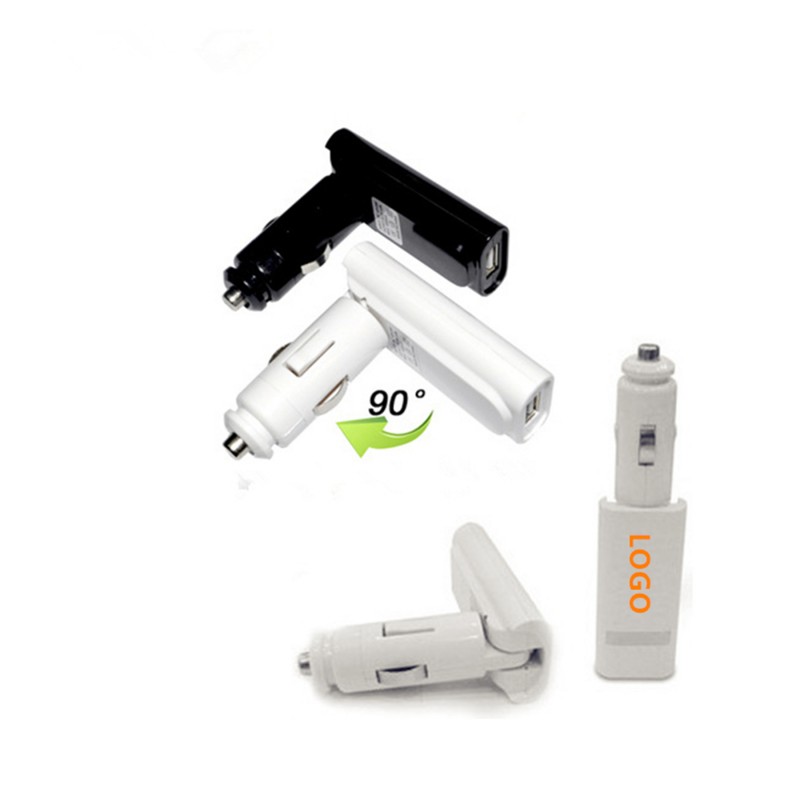 Folding USB Car Charger/Power Adapter 
