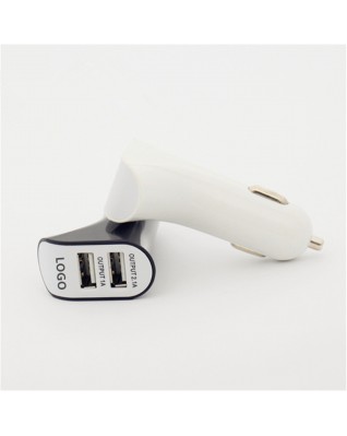 Boot Shaped Dual Port USB Car Charger/Adapter 