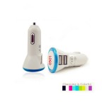 Round Light-up USB Car Charger/Adapter 