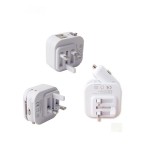 Dual Port USB Car Charger/Adapter and Wall Charger 2 in 1 Output:5.0V/2100mA