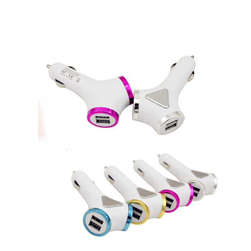 4-Port USB Car Charger/Power Adapter for phones