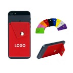 Silicone Card Holder with Stand for Phone 