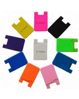 Silicon SmartPhone Wallet With Micro Fiber