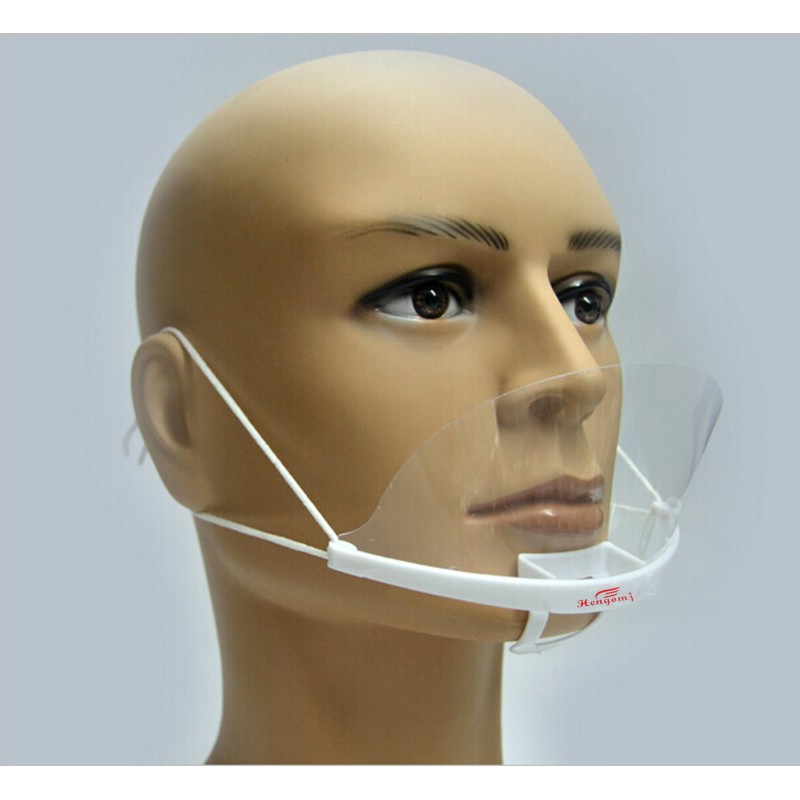 Home & Kitchen Environmental Plastic Clear Mouth Mask