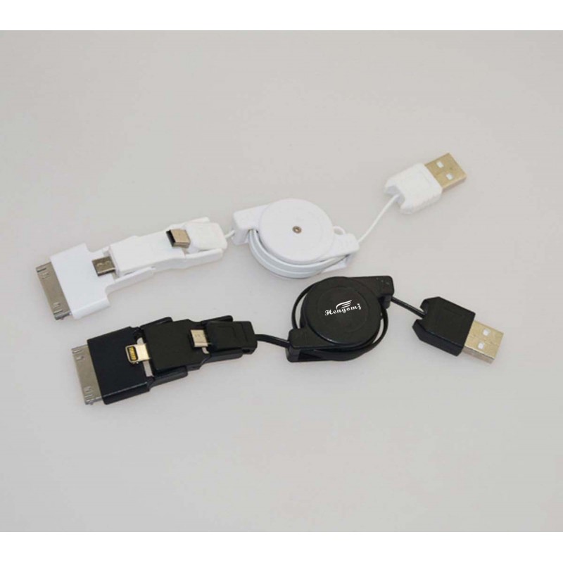 Retractable 3 in 1 Charging and Date Cable