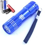 Aluminum 9 LED Flashlight
