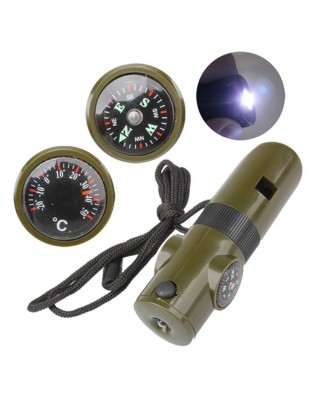 Outdoor 7 in 1 Multifunction Emergency Whistle