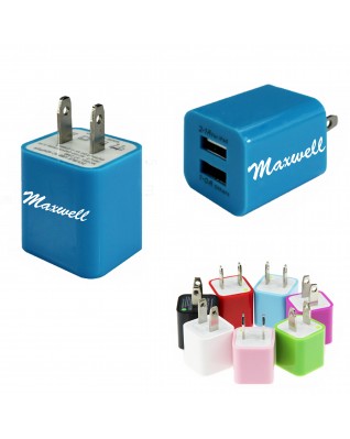 Dual Port USB Wall Charger Adapter A/C Adapter USB Wall Charger