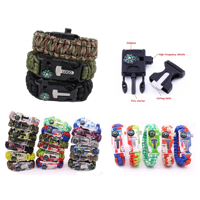 Multifunction Survival Paracord Bracelet