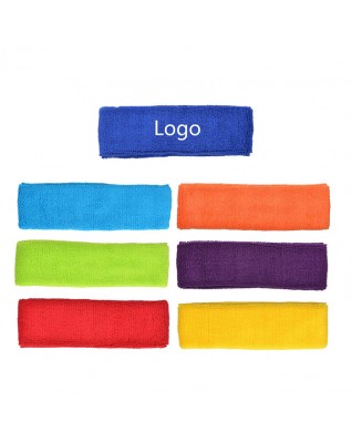 Sports Headband cotton and polyester terry