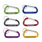 Aluminum Carabiner with Split Key Ring