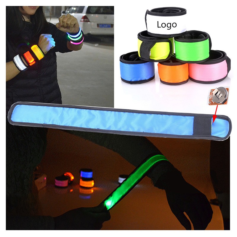 LED Flashing Slap Wrap Bracelet