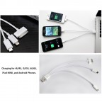 3 in 1 Phone Charger Multi USB Cable